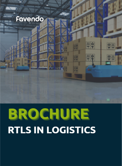 Teaser RTLS logistics Brochure RTLS in Logistics | Favendo